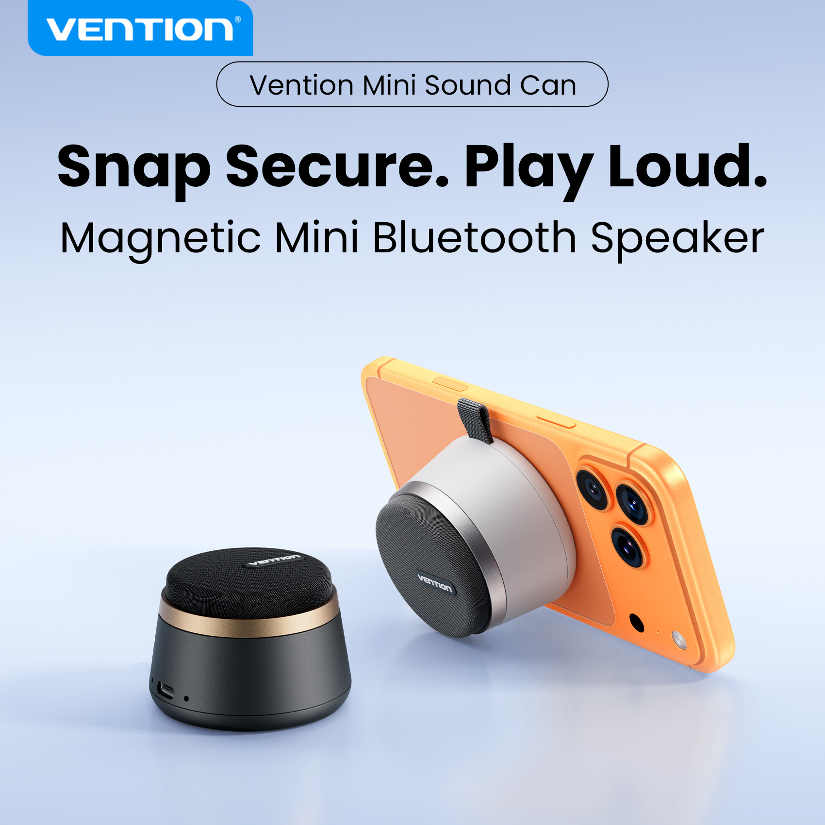 Google Speaker Nest Mini - Vention Magnetic Portable Bluetooth Speaker IPX6