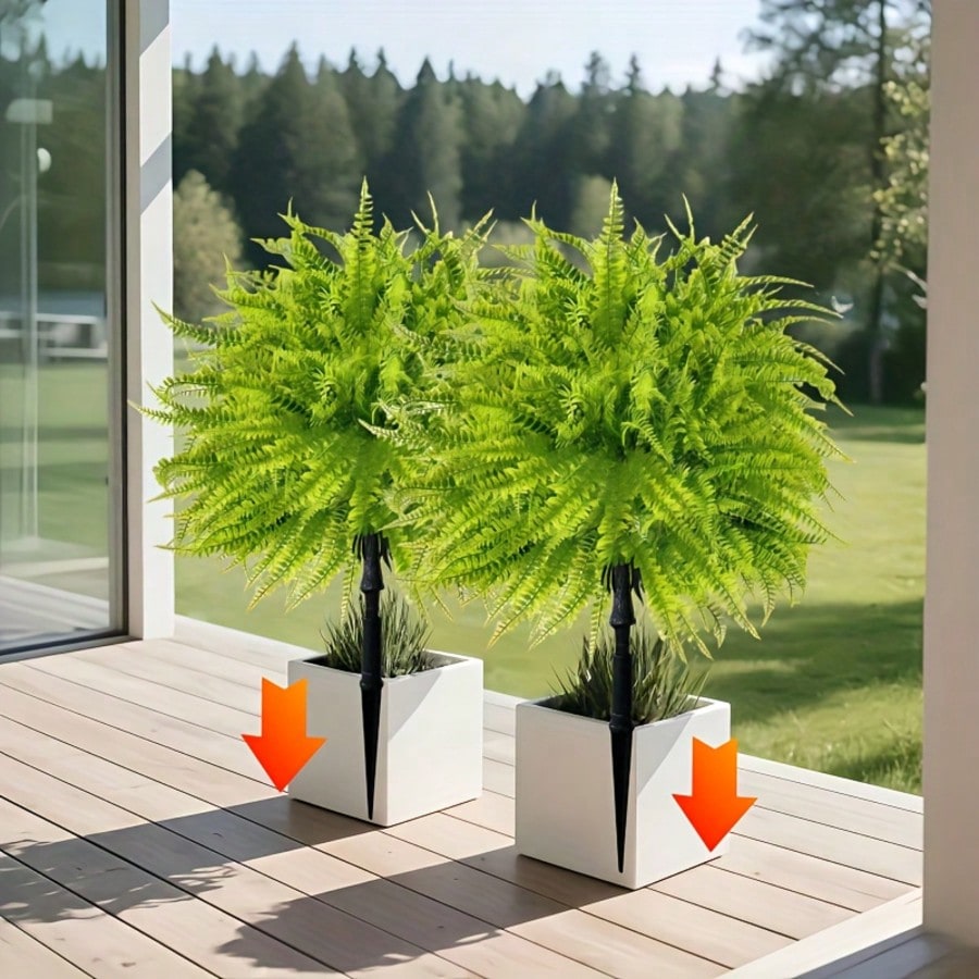2pcs - 44cm Fern Ground Insert - Dracaena Marginata review and price
