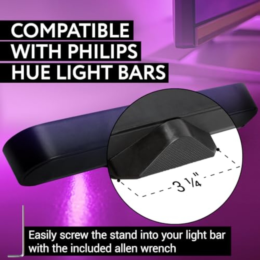 4 Pack Ambient Lighting Angled - Philips Light Hue Play review and price
