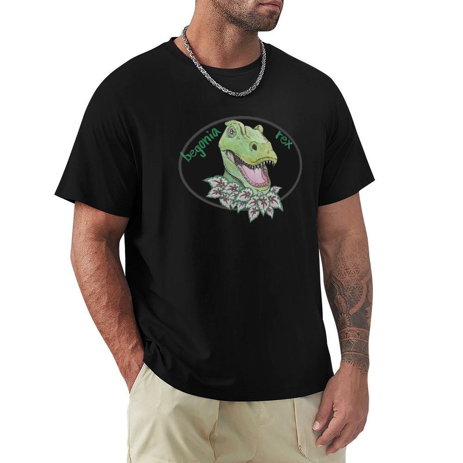 T rex begonia T-Shirt Thanksgi - Begonia Rex review and price