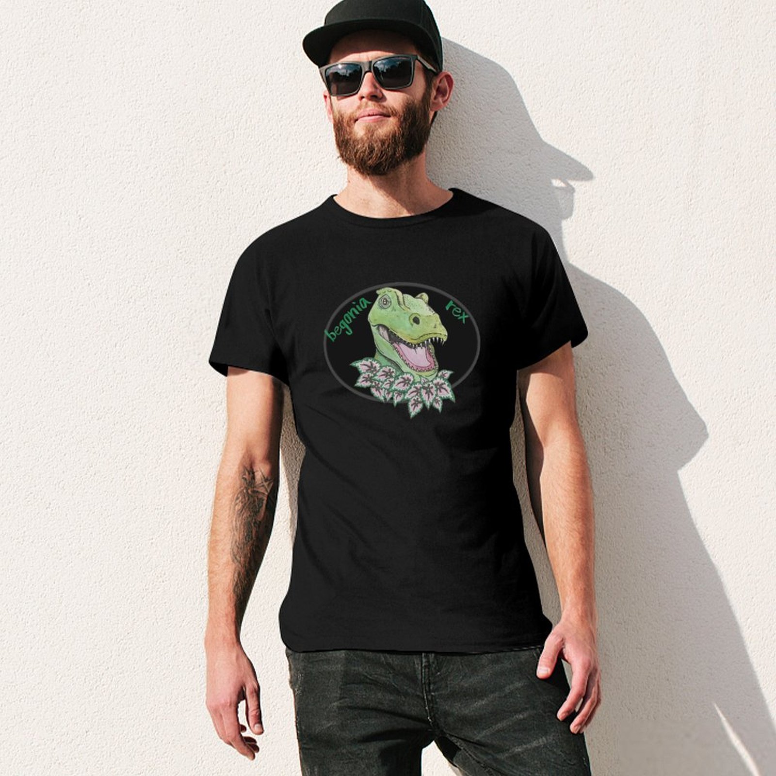 T rex begonia T-Shirt Thanksgi - Begonia Rex review and price