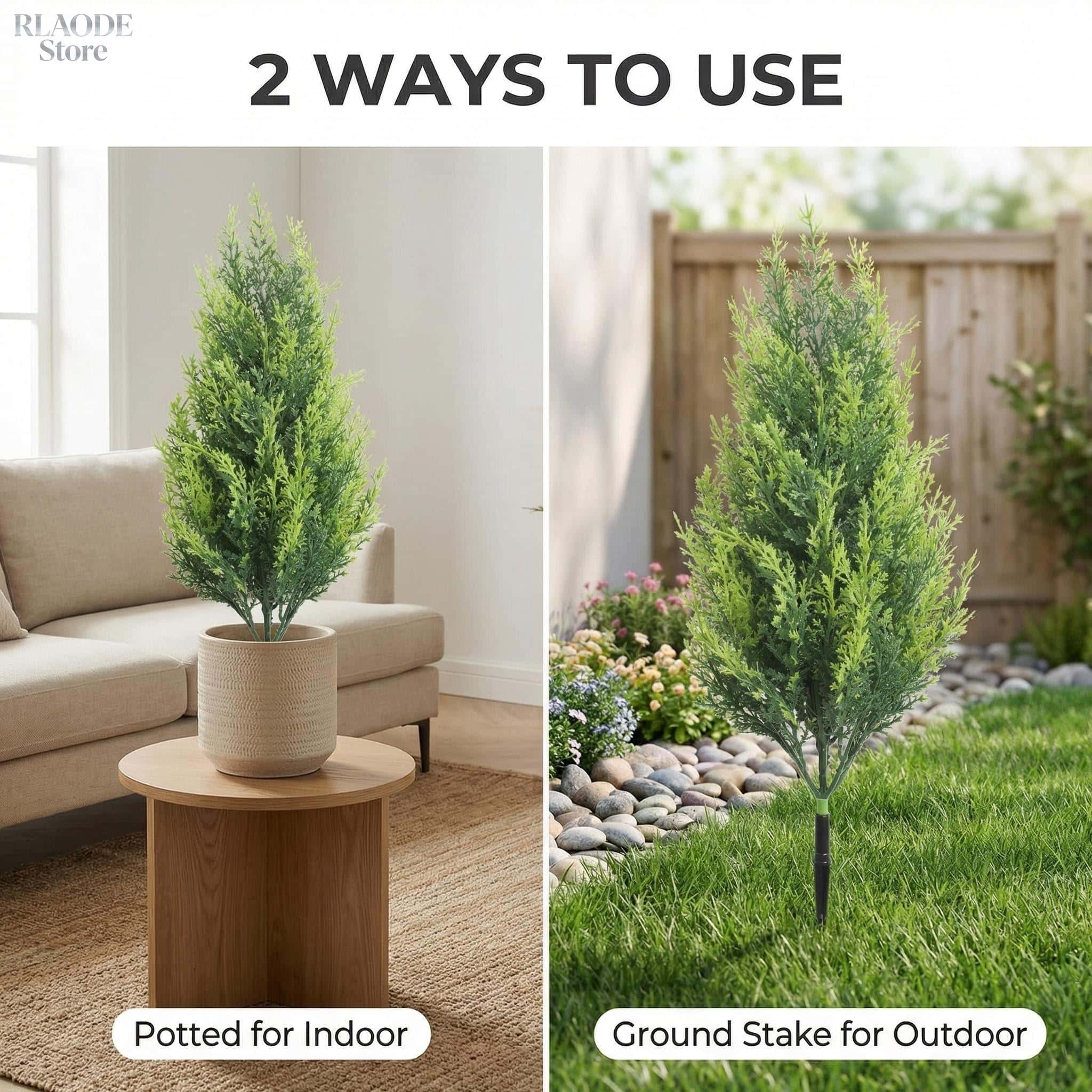 2PCS Realistic Fake Cypress Tr - Dracaena Marginata review and price